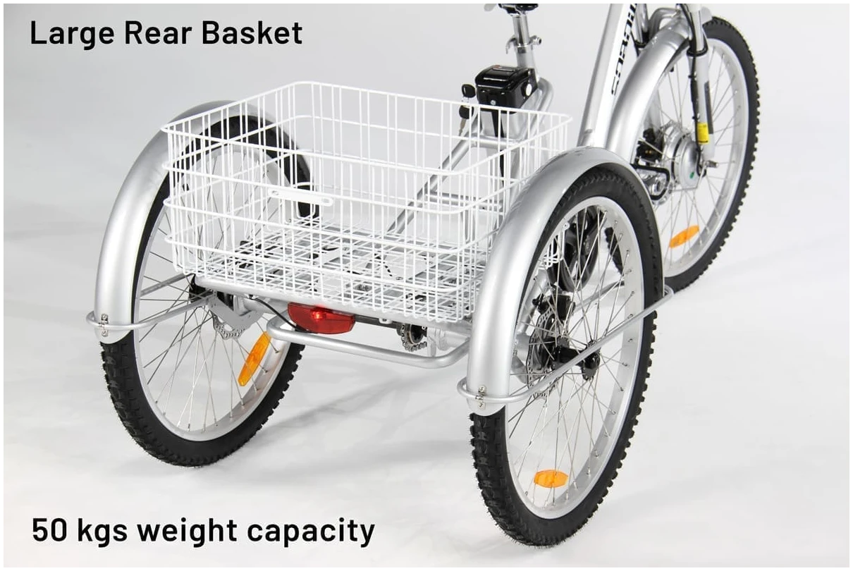 Sobowo Trike Bike with large rear basket