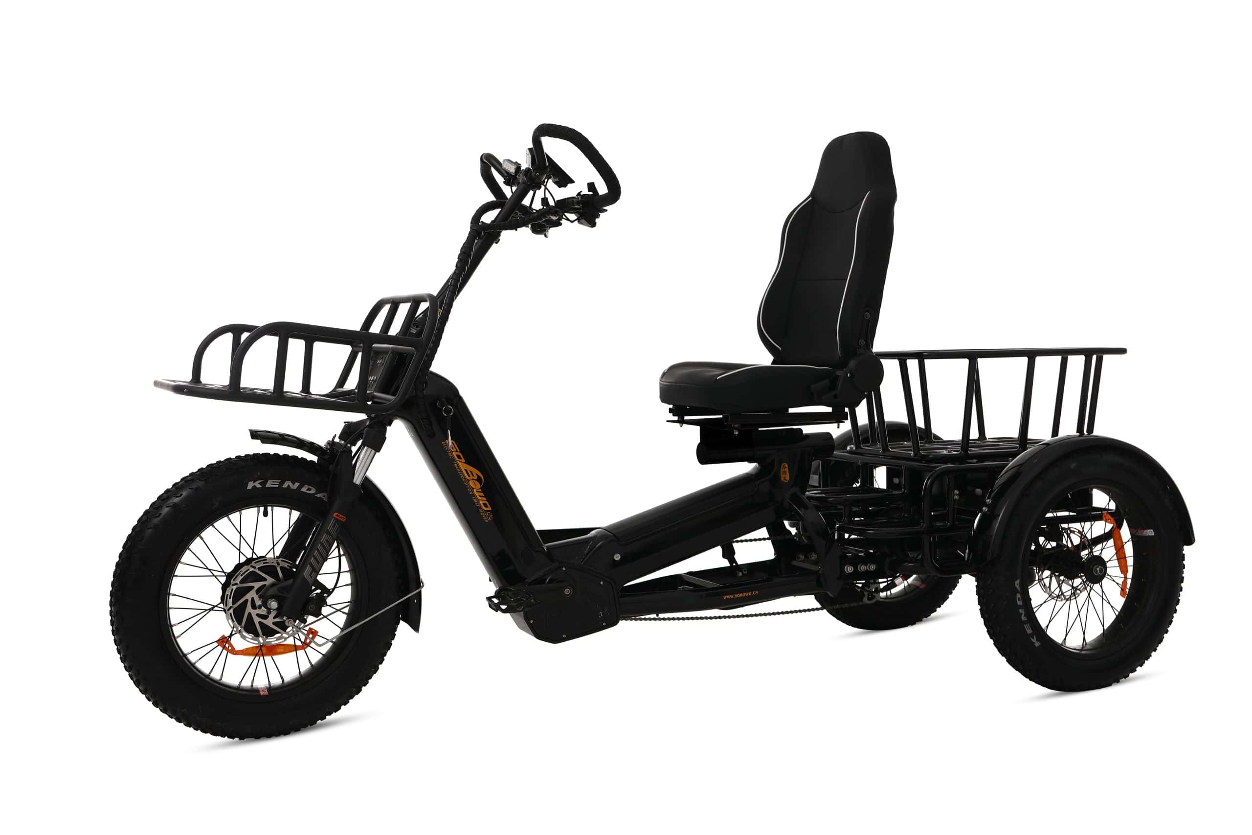 Mike Cruiser long range electric tricycle for extended riding