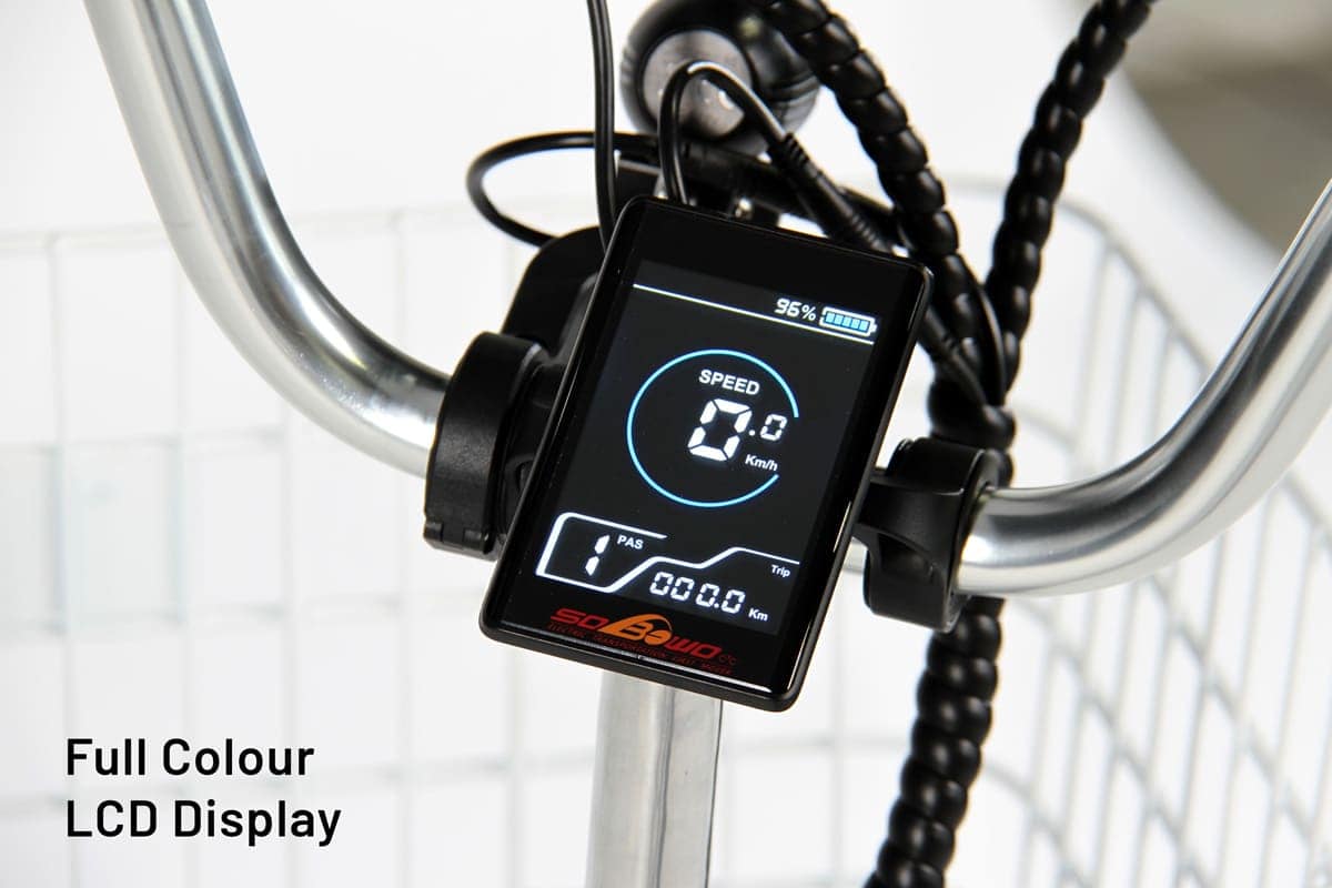 Sobowo by Trike Bike one of the best and clearest displays available