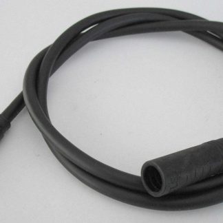 Black electric connector cable with gold pins. Used for adult tricycles and electric trike accessories.