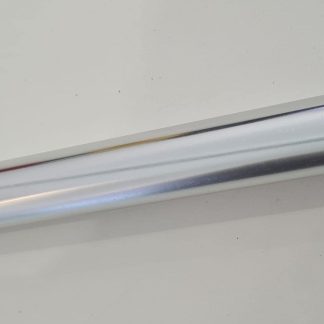 A sleek silver handlebar for adult tricycles, ideal for comfortable riding.
